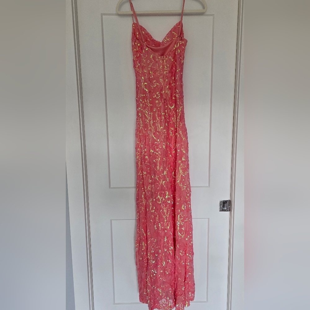Windsor Blush and Gold Maxi Dress